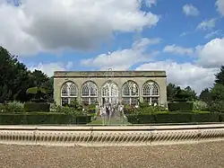 The conservatory at Warwick Castle