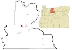 Location of Pine Hollow, Oregon