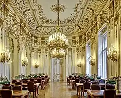Wenckheim Palace, today the Szabó Ervin Library – a reading room