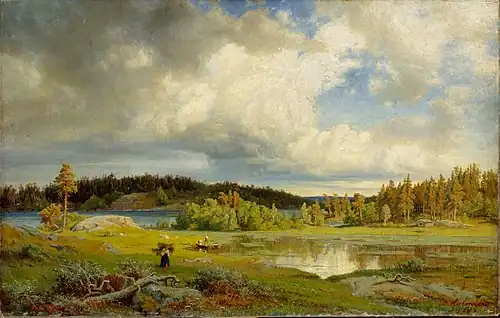 Landscape from Kuru in Morning Light, 1858