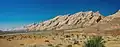 San Rafael Swell, looking westward, with US Interstate 70 passing through