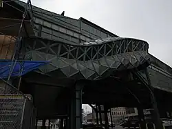 Zoom on the staircase by Vito Acconci