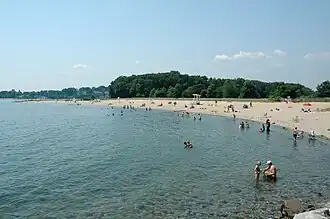 West beach in summer