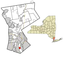 Location of Larchmont, New York