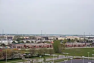 Distant view from the Southwest