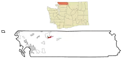 Location of Maple Falls, Washington