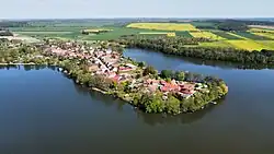 Aerial view of Wysoka