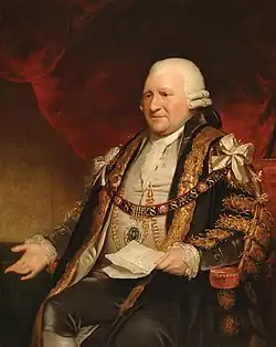 Portrait of William Staines by William Beechey