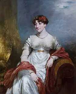 Portrait of Lady Brownlow by William Owen