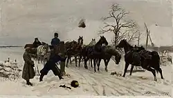 Narrow gate, National Museum, Warsaw