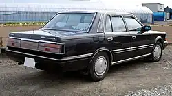1985 Nissan Gloria V20·E GL sedan (rear)