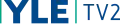 Yle TV2 logo bug from 2005 to 2007