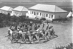 Image 39Jewish youth dancing the Horah in the kibboutz Ein Harod in 1936 (from Culture of Israel)