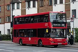 A London United Busways OmniCity On Route H98 to Hayes End