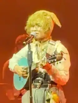 Photo of Ósk performing live