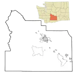 Wiley City, Washington is located in Yakima County