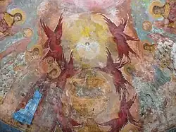 A fresco in the prothesis
