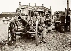 A GebirgsKanone 06 in use with the Fengtian clique.