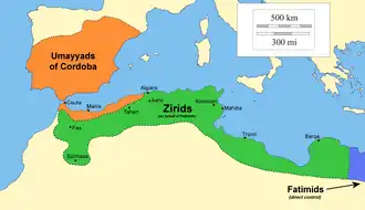 Image 25Maximum extent of the Zirid Kingdom (from History of Algeria)
