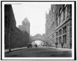 The old jail's "bridge of sighs"