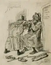 Misanthropie! (1872) etching on Japan paper (19.37 x 15.08&nbsp;cm) Los Angeles County Museum of Art