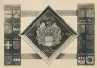 Wapenbord of Barent Ketel tot Hacfort († 1719).