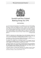 ANZ Banking Group Act 1996, moving Grindlays Bank domicile to Australia in 1996