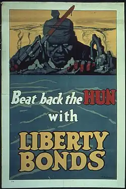 Beat back the Hun with Liberty Bonds