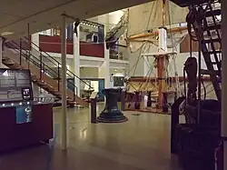 Wnętrze muzeum – hall główny (2022)