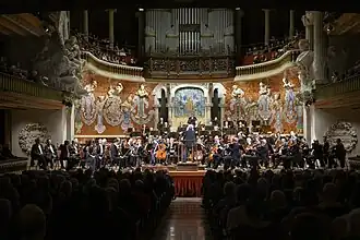 Koncert v&nbsp;barcelonském Palau de la Música