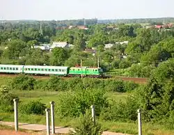 Widok ze Zbocza Łęgnowskiego