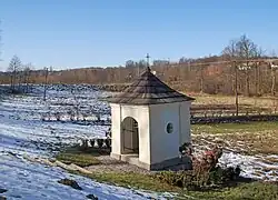 Kapliczka Nepomucena i dolina Dulczy