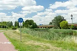 Część wschodnia, droga rowerowa.