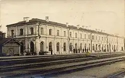 Budynek dworca z XIX wieku