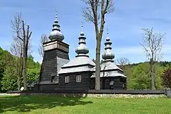 Łosie, kościół filialny w dawnej cerkwi