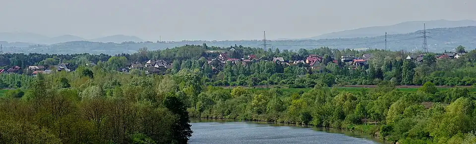 Ściejowice widziane z Tyńca