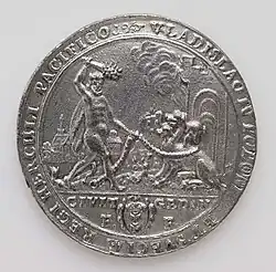 Ślub Władysława IV z Cecylią Renatą - medal (1637)