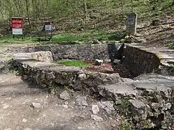 Ocembrowane źródło w kształcie serca