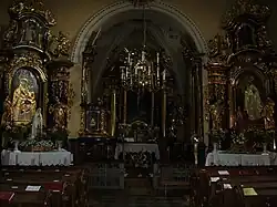 Wystrój wnętrza kościoła