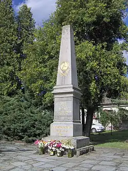 Pomnik Tomáša ze Štítného w Žirovnicy.