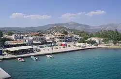 Część miejscowego portu