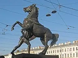 Most Aniczkowa – rzeźba konna