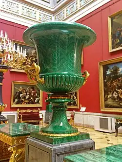 Waza z malachitu, Ermitaż