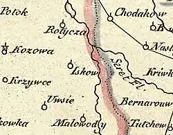Uwsie na austriackiej mapie