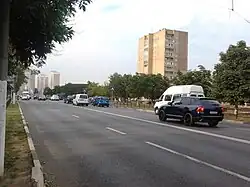 Ulica w centrum miasta (Sierpień 2014 r.)