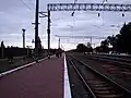 perony; widok w stronę Kijowa