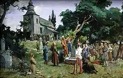 Nad mogiłą Robaka lub Powrót bohaterów, 1901