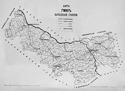 Plan guberni warszawskiej