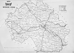 Plan guberni moskiewskiej