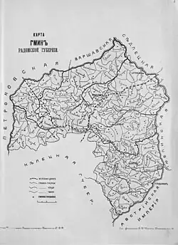 Plan guberni radomskiej